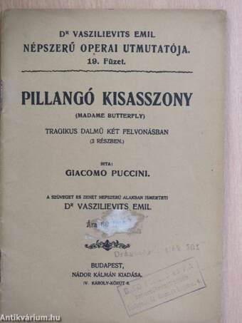 Pillangó kisasszony