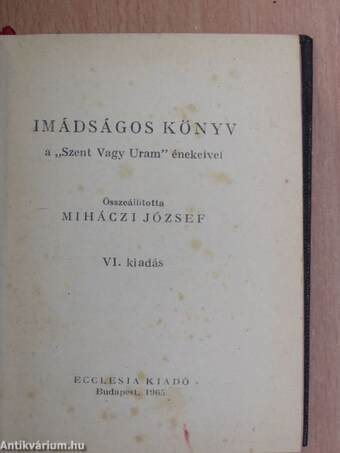 Imádságos könyv