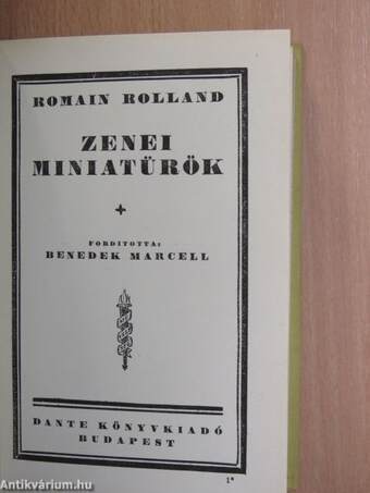 Zenei miniatürök I.