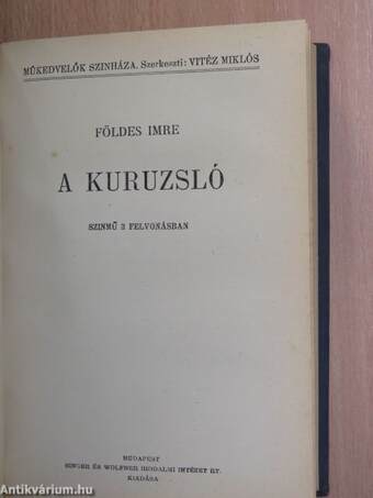 Bakony/Elzevir/A kuruzsló/Fej vagy irás