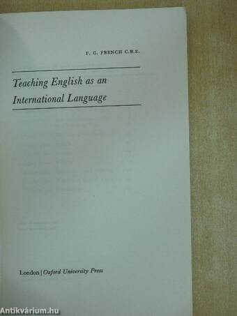 Teaching English as an International Language