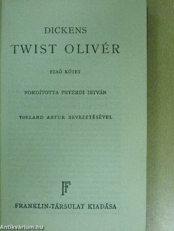 Twist Olivér I-II.