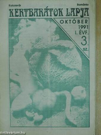 Kertbarátok lapja 1991. október