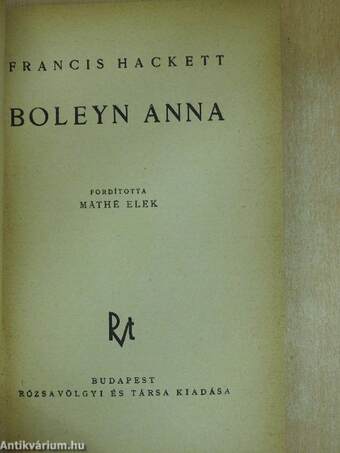 Boleyn Anna