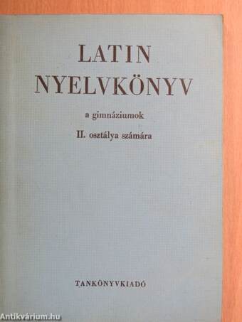 Latin nyelvkönyv II.