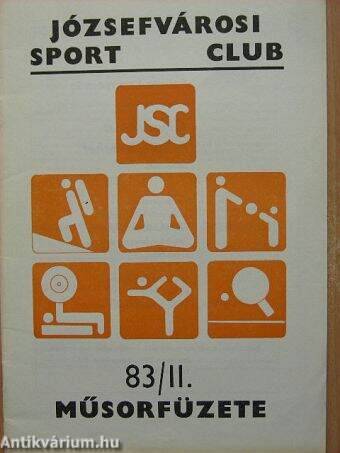 Józsefvárosi Sport Club 83/II. Műsorfüzete