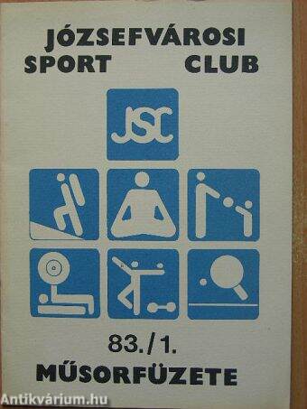 Józsefvárosi Sport Club 83./1. Műsorfüzete