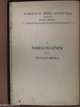 A Nibelung-ének és a Frithiof-monda I. (töredék)