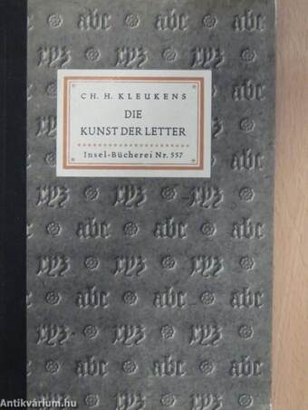 Die Kunst der Letter (gótbetűs)