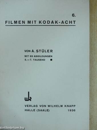 Filmen mit Kodak-acht