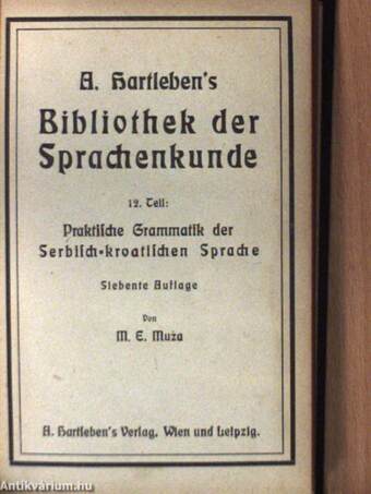 Praktische Grammatik der Serbisch-kroatischen Sprache