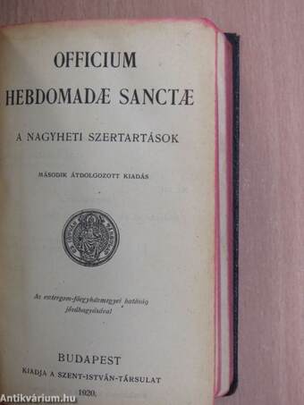 Officium Hebdomadae Sanctae
