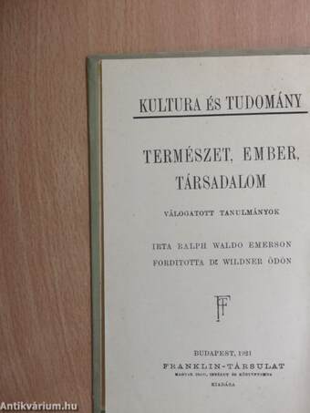 Természet, ember, társadalom