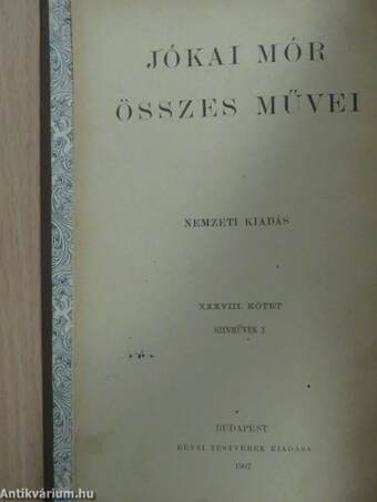 Szinművek I-III.