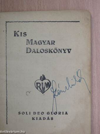 Kis Magyar Daloskönyv