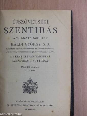 Újszövetségi Szentirás