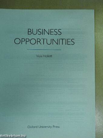 Business Opportunities