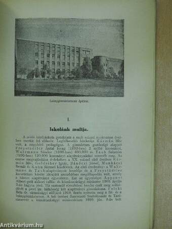 A Pesti Izraelita Hitközség Leánygimnáziumának értesítője 1934-1935.