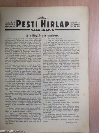 A Pesti Hirlap Vasárnapja 1931. szeptember 20.