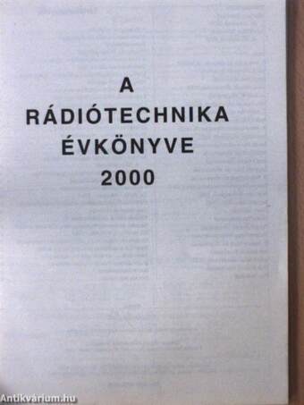 A Rádiótechnika évkönyve 2000