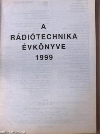 A Rádiótechnika évkönyve 1999