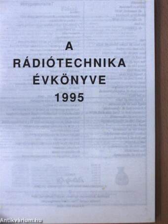 A Rádiótechnika évkönyve 1995