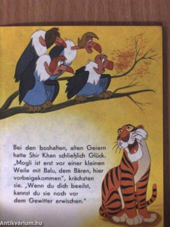 Mogli und Shir Khan, der Tiger