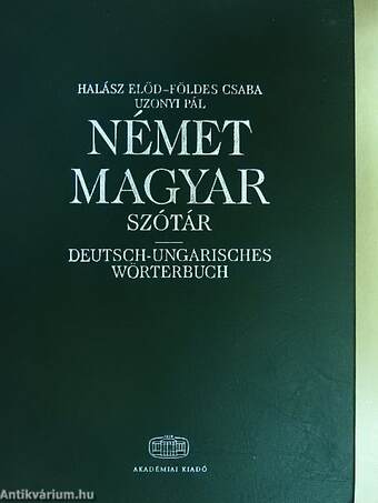 Német-magyar szótár