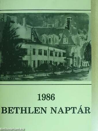Bethlen naptár 1986