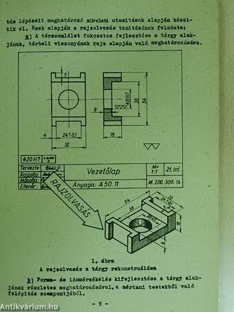 A rajzolvasás tanításának és gyakorlásának módszerei