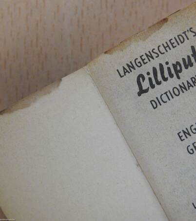 Langenscheidt's Lilliput Dictionary English-German (minikönyv)