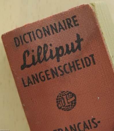 Dictionnaire Lilliput Langenscheidt Francais-Allemand (minikönyv)