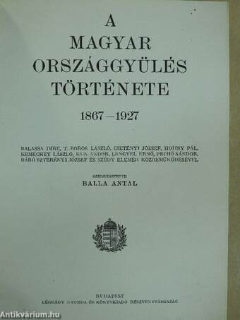 A magyar országgyülés története