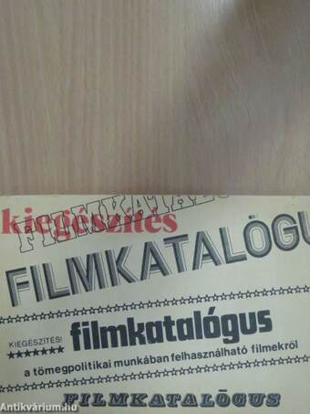 Filmkatalógus kiegészítés