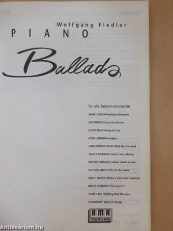 Piano ballads