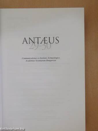 Antaeus 29-30/2008