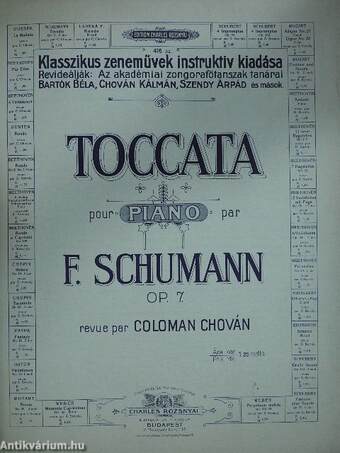 Toccata pour piano par F. Schumann