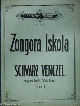 Uj elméleti és gyakorlati zongora iskola 3 kötetben I/3.