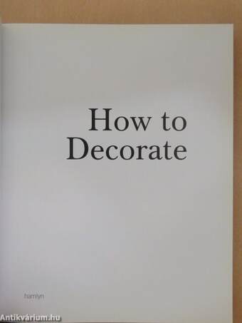 How to Decorate