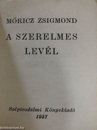 A szerelmes levél (minikönyv)