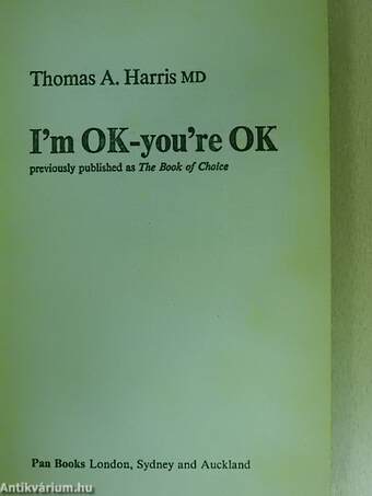 I'm OK - you're OK