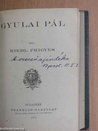 A magyarság eredete, nyelve és honfoglaláskori műveltsége/Petőfi Sándorról/A magyar irodalom főirányai/Gyulai Pál/Péterfy Jenő/Három jellemzés/Magyarok Rómában