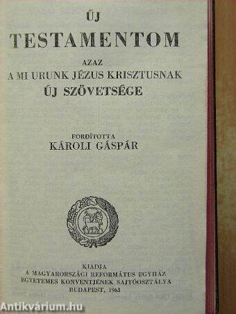 Új Testamentom/A zsoltárok könyve