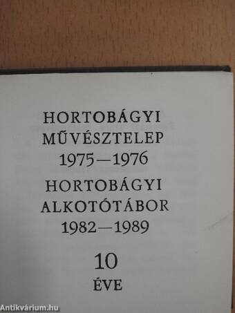 Hortobágyi Alkotótábor (minikönyv) (számozott)