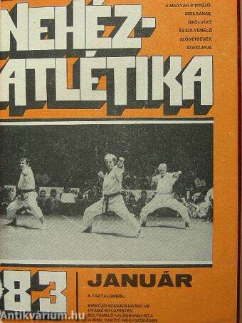 Nehézatlétika 1983. január-december