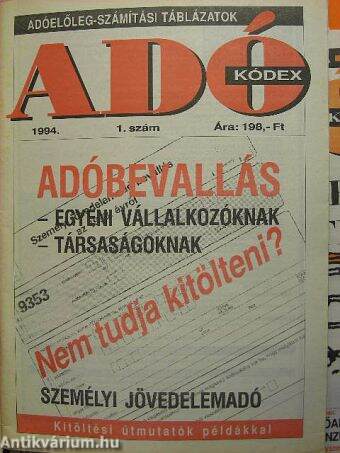 Adókódex 1994.