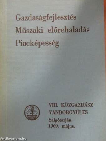 VIII. Közgazdász Vándorgyűlés