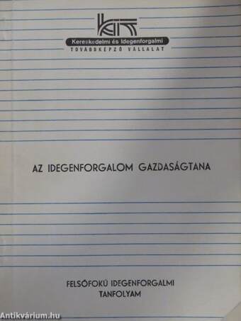 Az idegenforgalom gazdaságtana