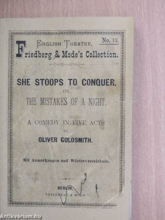 She Stoops to Conquer