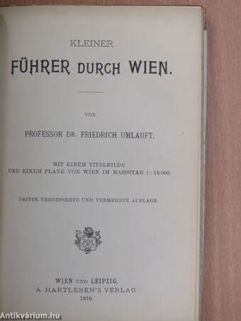 Kleiner führer durch Wien